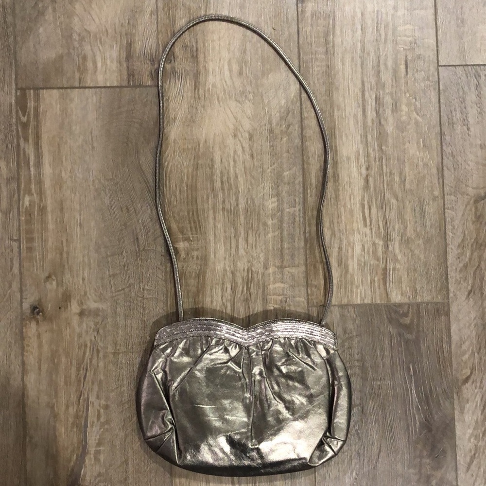 Vintage VENETTO Leather Shoulder Bag / Clutch - Picture 4 of 12
